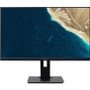 Acer B247YU 23.8" WQHD LCD Monitor - 16:9 - Black - In-plane Switching (IPS) Technology - LED Backlight - 2560 x 1440 - 16.7 Million - (Fleet Network)