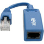 Tripp Lite Cisco Console Rollover Cable Adapter MF - RJ45 to RJ45 Blue 5 in - 5 RJ-45 Network Cable for Network Device Switch N034-05N-BL