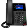 Poly 250 IP Phone - Corded - Corded - Wall Mountable, Desktop - 4 x Total Line - VoIP - 2 x Network (RJ-45) - PoE Ports (Fleet Network)