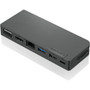 Lenovo Powered USB-C Travel Hub - for Notebook - USB Type C - 3 x USB Ports - 1 x USB 20 - USB Type-C - Network RJ-45 - HDMI - VGA 4X90S92381