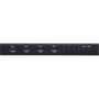 ATEN 4 x 4 USB 31 Gen 1 Industrial Hub Switch - USB 32 Gen 1 - 4 USB Ports - 4 Thunderbolt Ports - 4 USB 31 Ports - Mac PC US3344I