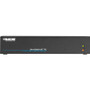 Black Box TC Series KM Desktop Switch - 4-Port, (2) HID - 4 Computer(s) - 4 x Network (RJ-45) - 7 x USB - TAA Compliant (Fleet Network)