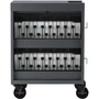 Bretford Pre-wired CUBE Cart - 2 Shelf - 5 127 mm Caster Size - Steel - 30 Width x 265 Depth x 375 Height - Concrete - For 36 TVC36USBC-CT
