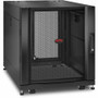 APC by Schneider Electric NetShelter SX 12U Server Rack Enclosure 600mm x 900mm w/ Sides Black - For Server, Storage - 12U Rack Height (Fleet Network)