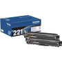 Brother TN221 Original Standard Yield Laser Toner Cartridge - Twin-pack - Black - 2 / Box - 2500 Pages Black (Per Cartridge) (Fleet Network)