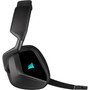Corsair VOID RGB ELITE Wireless Premium Gaming Headset with 71 Surround Sound - Carbon - Stereo - Wireless - 40 ft - 32 Ohm - 20 Hz - CA-9011201-NA