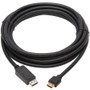 Tripp Lite P582-010-4K6AE DisplayPort to HDMI 4K Cable - M/M, 10 ft., Black - 10 ft DisplayPort/HDMI A/V Cable for Audio/Video Device, (P582-010-4K6AE)