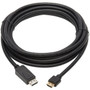 Tripp Lite P582-010-4K6AE DisplayPort to HDMI 4K Cable - MM 10 ft Black - 10 ft DisplayPortHDMI AV Cable for AudioVideo Device P582-010-4K6AE
