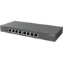 EnGenius Cloud Managed 55W PoE 8 Port Network Switch - 8 Ports - Manageable - 3 Layer Supported - Twisted Pair - Wall Mountable - 2 ECS1008P
