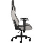 Corsair T3 RUSH Gaming Chair - Gray/Charcoal - For Gaming - Fabric, Nylon, Metal, Polyurethane Foam, Memory Foam - Charcoal, Gray (Fleet Network)