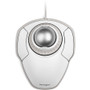 Kensington Orbit Trackball with Scroll Ring - White - Optical - Cable - White - USB - Scroll Ring - 2 Button(s) - Symmetrical (Fleet Network)