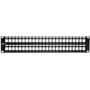 TRENDnet 48-Port Blank Keystone 2U HD Patch Panel 2U 19 Rackmount Housing HD Keystone Network Patch Panel Recommended With  Cat6 TC-KP48