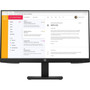 HP P24h G4 238 Full HD LCD Monitor - 169 - Black - 2400 60960 mm Class - In-plane Switching IPS Technology - 1920 x 1080 - - 9UJ13A8ABA