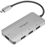 Targus USB-C Multi-Port Hub (3.1 Gen 1 5Gbps 4x USB-A) - 1 x USB 3.1 (Gen 1) Type C Male - 4 x USB 3.1 (Gen 1) Type A Female (Fleet Network)