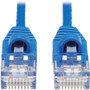 Tripp Lite Cat6a 10G Snagless Molded Slim UTP Network Patch Cable (M/M), Blue, 15 ft. - 15 ft Category 6a Network Cable for Computer, (Fleet Network)