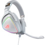 Asus ROG Delta White Edition Headset - Stereo - USB Type C - Wired - 32 Ohm - 20 Hz - 40 kHz - Over-the-head - Binaural - Circumaural (Fleet Network)
