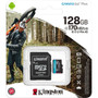 Kingston Canvas Go Plus 128 GB Class 10UHS-I U3 V30 microSDXC - 170 MBs Read - 90 MBs Write - Lifetime Warranty SDCG3128GBCR