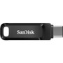 SanDisk Ultra Dual Drive Go USB Type-C - 256 GB - USB 3.1 Type C, USB Type A - 150 MB/s Read Speed - Black (SDDDC3-256G-G46)
