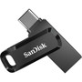 SanDisk Ultra Dual Drive Go USB Type-C - 256 GB - USB 31 Type C USB Type A - 150 MBs Read Speed - Black SDDDC3-256G-G46
