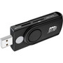 Adesso SCR-200 Smart Card Reader - Contact - USB 20 - Black - TAA Compliant SCR-200
