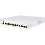 Cisco 250 CBS250-8FP-E-2G Ethernet Switch - 8 Ports - Manageable - 2 Layer Supported - Modular - 2 SFP Slots - 147.48 W Power - 120 W (Fleet Network)