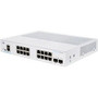 Cisco 250 CBS250-16T-2G Ethernet Switch - 16 Ports - Manageable - 2 Layer Supported - Modular - 2 SFP Slots - 156.40 W Power - Optical (Fleet Network)
