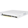 Cisco 350 CBS350-8P-2G Ethernet Switch - 10 Ports - Manageable - 2 Layer Supported - Modular - 2 SFP Slots - 1795 W Power Consumption CBS350-8P-2G-NA