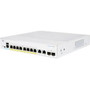 Cisco 350 CBS350-8FP-E-2G Ethernet Switch - 10 Ports - Manageable - 2 Layer Supported - Modular - 2 SFP Slots - 147.48 W Power - 120 W (Fleet Network)