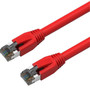 Axiom 15FT CAT8 2000mhz SFTP Shielded Patch Cable Snagless Boot Red - 15 ft Category 8 Network Cable for Network Device - First - - C8SBSFTP-R15-AX