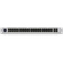 Ubiquiti UniFi Pro 48-Port Switch - 48 Ports - Manageable - 3 Layer Supported - Modular - 60 W Power Consumption - Optical Fiber, Pair (USW-PRO-48)