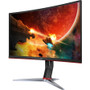 AOC C32G2 31.5" Full HD Curved Screen Gaming LCD Monitor - 16:9 - Black - 32" (812.80 mm) Class - Vertical Alignment (VA) - WLED - x - (Fleet Network)