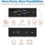 Tripp Lite U442-DOCK20-B Docking Station - for Notebook/Tablet/Smartphone - 85 W - USB Type C - 4 x USB Ports - USB Type-C - Network - (U442-DOCK20-B)