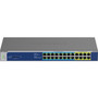 Netgear GS524UP Ethernet Switch - 24 Ports - 2 Layer Supported - 57880 W Power Consumption - 480 W PoE Budget - Twisted Pair - PoE - GS524UP-100NAS