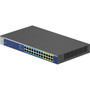 Netgear GS524UP Ethernet Switch - 24 Ports - 2 Layer Supported - 57880 W Power Consumption - 480 W PoE Budget - Twisted Pair - PoE - GS524UP-100NAS