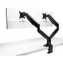 Kensington SmartFit Mounting Arm for Monitor, Flat Panel Display, Curved Screen Display - Black - Height Adjustable - 2 Display(s) - - (K59601WW)