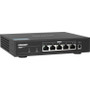 QNAP QSW-1105-5T Ethernet Switch - 5 Ports - 2 Layer Supported - 12 W Power Consumption - Twisted Pair - Desktop (QSW-1105-5T-US)