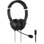 Kensington Classic USB-C Headset with Mic - Stereo - USB Type C - Wired - Over-the-head - Binaural - Circumaural - 6 ft Cable - Noise K97457WW