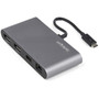 StarTechcom Thunderbolt 3 Mini Dock - Portable Dual Monitor TB3 Docking Station DisplayPort 4K 60Hz - 1x USB-A GbE - 28cm 11 - 3 TB3DKM2DPL