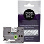 Premium Tape Label Tape - Alternative for Brother TZe-121 - 3/8" x 26' (9 mm X 8 m) - Black on Clear - 1 Pack (Fleet Network)