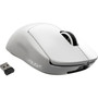 Logitech G PRO X SUPERLIGHT Gaming Mouse - Optical - Wireless - Radio Frequency - 240 GHz - Rechargeable - White - USB - 25600 dpi - 910-005940