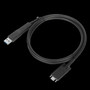 Targus 1M USB-C Male with Screw to USB-C Male Cable with USB-A Tether - 33 ft USBUSB-C Data Transfer Cable for Dock Tablet - First ACC1133GLX