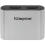 Kingston USB32 Gen1 Workflow Dual-Slot microSDHCSDXC UHS-II Card Reader - microSDHC microSDXC - USB 32 Gen 1 Type CExternal WFS-SDC