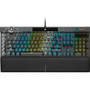 Corsair K100 RGB Mechanical Gaming Keyboard - CHERRY MX Speed - Black - Cable Connectivity - USB 3.0 Type A, USB 3.1 Type A Interface (CH-912A014-NA)