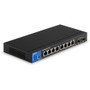 Linksys 8-Port Managed Gigabit PoE+ Switch with 2 1G SFP Uplinks - 8 Ports - Manageable - TAA Compliant - 3 Layer Supported - Modular (Fleet Network)