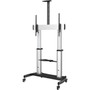 StarTechcom Mobile TV Stand Heavy Duty Universal TV Cart for 60-100 inch Display 100kg220lb Height Adjustable Rolling TV Floor - STNDMTV100