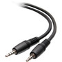 C2G 6ft 35mm AUX 4-Pole TRRS OMTP Headset Cable - MM - 6 ft Mini-phone Audio Cable for Headset Headphone Computer Tablet Gaming C2G41467