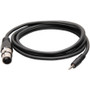 C2G 1.5ft / 18in 3-Pin XLR to TRS 1/8" 3.5mm AUX Audio Cable - M/F - 1.5 ft Mini-phone/XLR Audio Cable for Audio Device, Tablet, Audio (C2G41468)