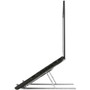Targus Portable Ergonomic LaptopTablet Stand - Up to 156 Screen Support - Portable - Aluminum - Silver AWE810GL
