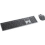Dell Premier KM7321W Keyboard & Mouse - Scissors Wireless Bluetooth/RF 5.0 2.40 GHz Keyboard - French (Canada) - Titan Gray - Wireless (Fleet Network)