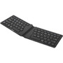 Targus Ergonomic Foldable Bluetooth Antimicrobial Keyboard - Wireless Connectivity - BluetoothRF - 240 GHz - ChromeOS - English US AKF003US